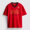 Fussball-Hemd mit Spanien-Motiv