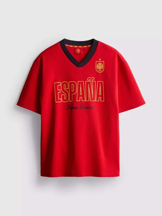 Fussball-Hemd mit Spanien-Motiv