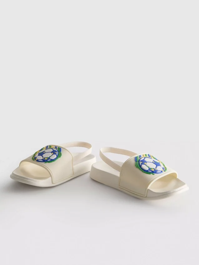 Fussball-Slider-Sandalen