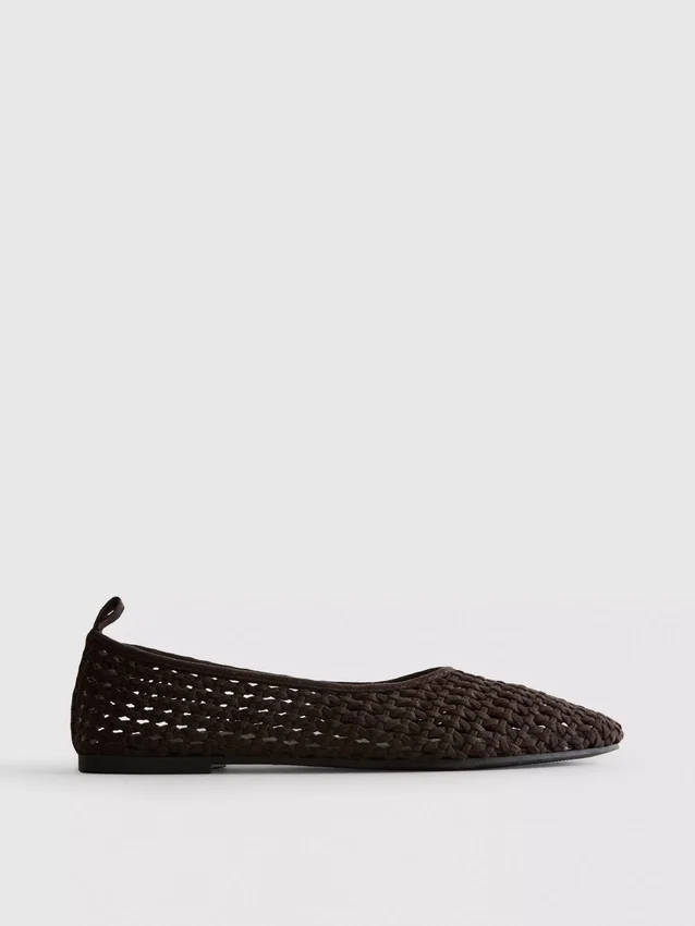 Geflochtene Ballerinas