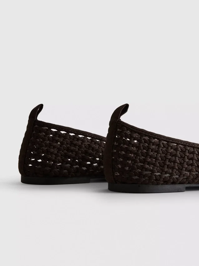 Geflochtene Ballerinas