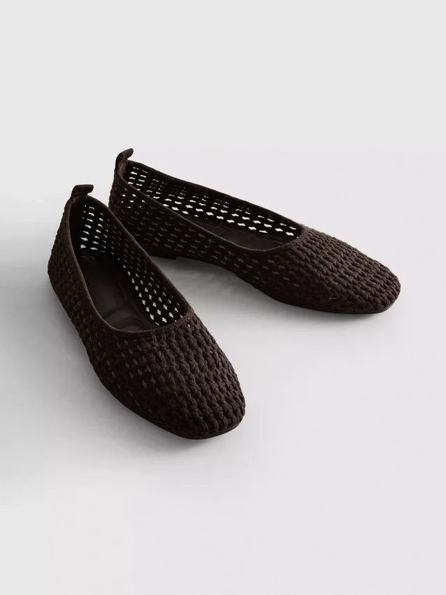 Geflochtene Ballerinas