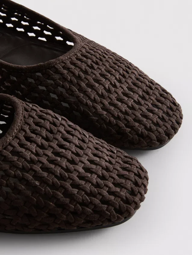 Geflochtene Ballerinas