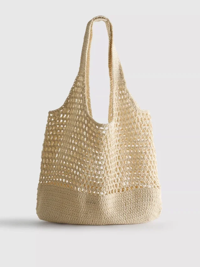Gehäkelte Strandtasche