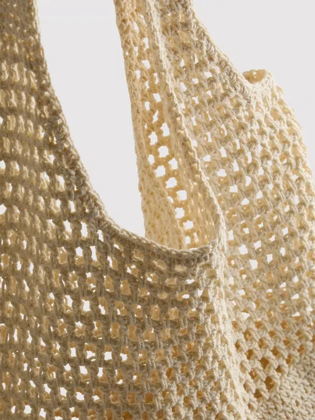Gehäkelte Strandtasche