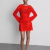 Gehäkeltes Strand-Minikleid