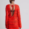 Gehäkeltes Strand-Minikleid