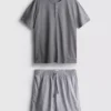 Gekarierte kurze Schlafanzug-Shorts