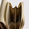 Geldbörse mit Reissverschluss und Metallic-Details