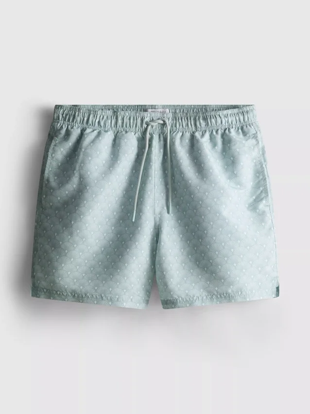 Geometrische Fächer-Shorts