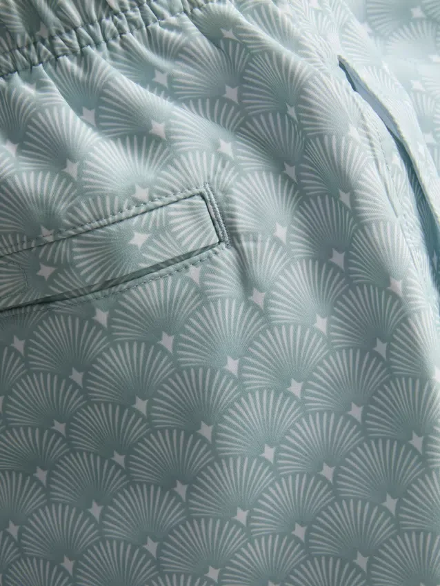 Geometrische Fächer-Shorts