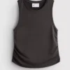 Gerafftes Performance-Tanktop