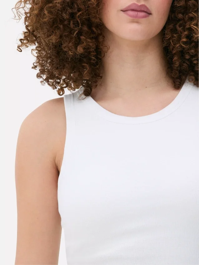 Geripptes Racerback-Tanktop