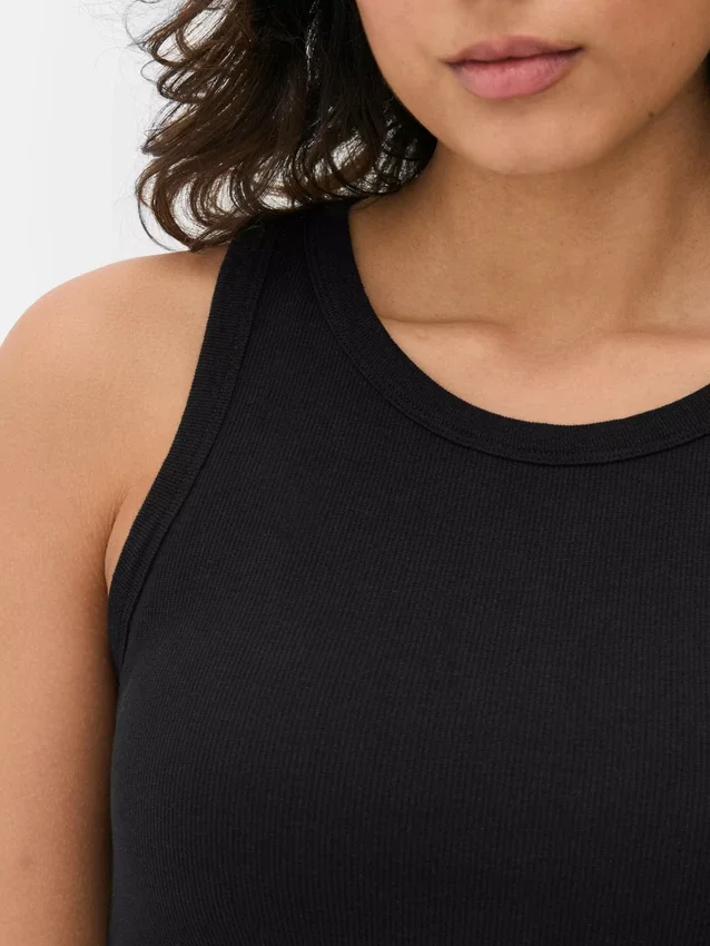 Geripptes Racerback-Tanktop