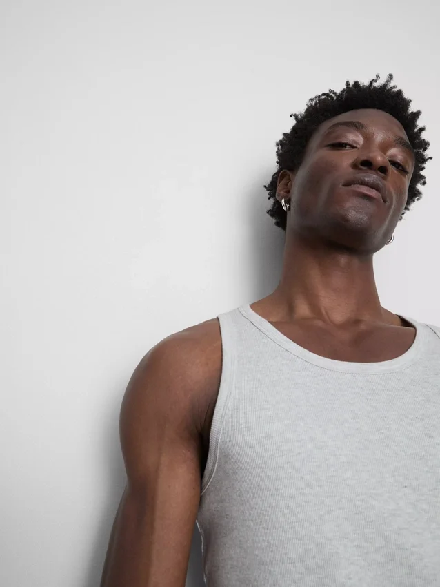 Geripptes Tanktop
