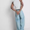 Geripptes Tanktop