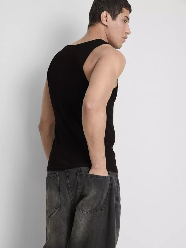 Geripptes Tanktop