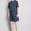 Gestreifte Schlafanzug-Shorts