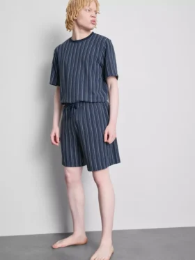 Gestreifte Schlafanzug-Shorts