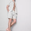 Gestreifte Schlafanzug-Shorts
