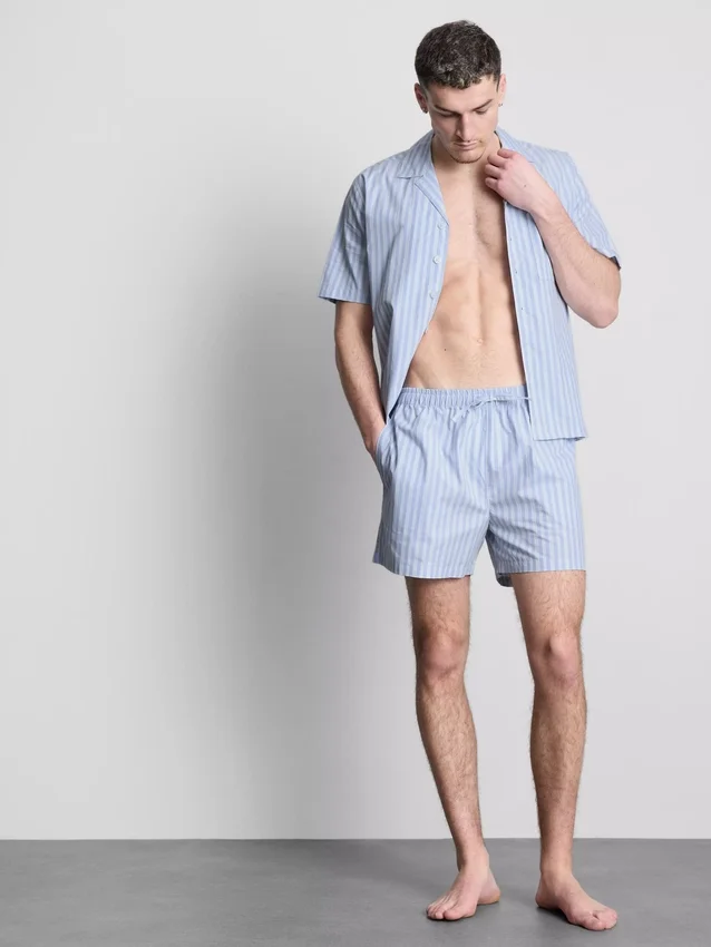 Gestreifte Schlafanzug-Shorts