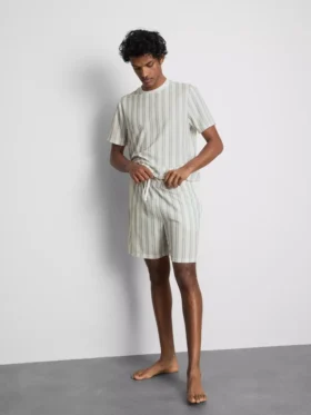 Gestreifte Schlafanzug-Shorts