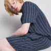 Gestreifte Schlafanzug-Shorts