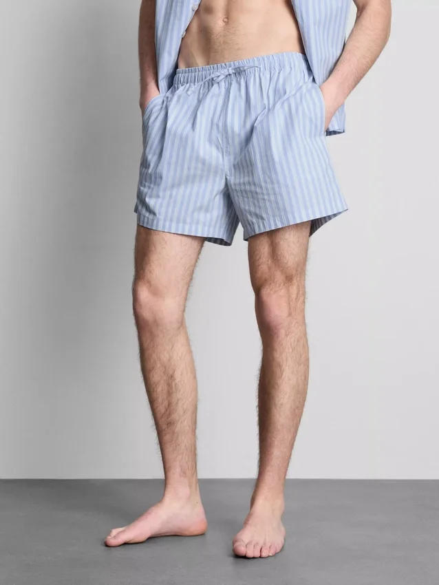 Gestreifte Schlafanzug-Shorts