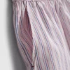Gestreifte Schlafanzug-Shorts aus Baumwolle im «Room Service»-Stil