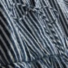 Gestreifte Seersucker-Bluse mit Puffärmeln von Paula Echevarría