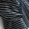 Gestreifte Seersucker-Bluse mit Puffärmeln von Paula Echevarría