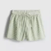Gestreifte Seersucker-Shorts aus Baumwolle