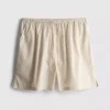 Gestreifte Shorts aus Baumwollpopeline