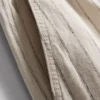 Gestreifte Shorts aus Leinenmischung