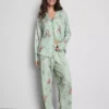 Gestreifter Boyfriend-Schlafanzug «Bambi» von Disney