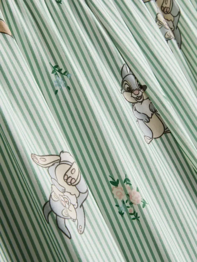 Gestreifter Boyfriend-Schlafanzug «Bambi» von Disney