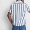 Gestreiftes Hemd mit Reverskragen