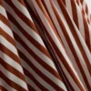 Gestreiftes Midaxi-Smockkleid aus Baumwolle