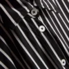 Gestreiftes Mini-Hemd-Kleid mit Stufenschnitt