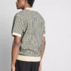 Gestricktes Polohemd mit Karomuster