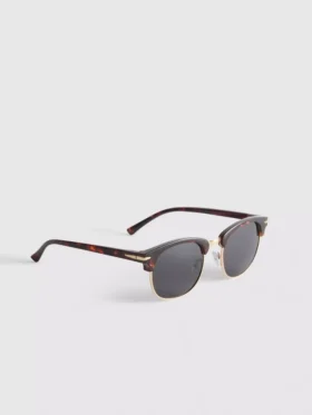 Getönte Clubmaster-Sonnenbrille