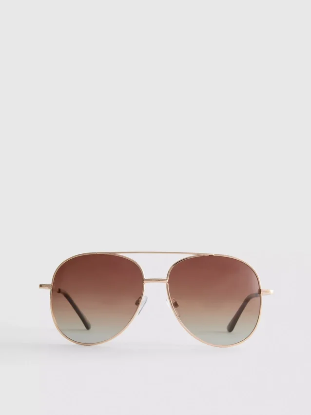 Getönte Piloten-Sonnenbrille