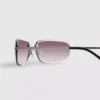 Getönte Wrap-Around-Sonnenbrille