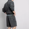 Gewaschene Shorts mit Gummizug