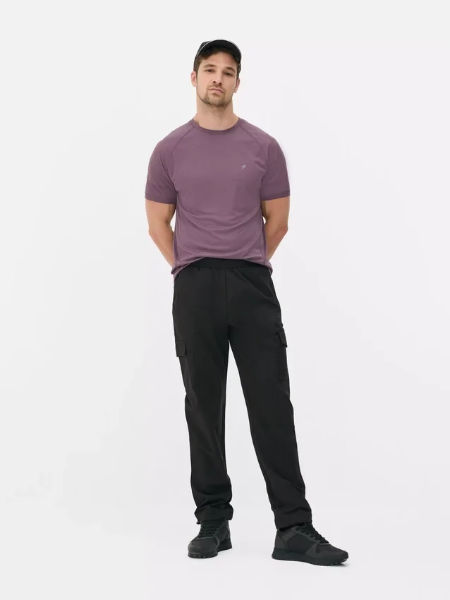 Gewebte Cargo-Jogginghose