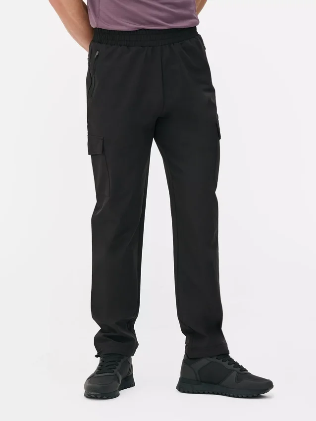 Gewebte Cargo-Jogginghose