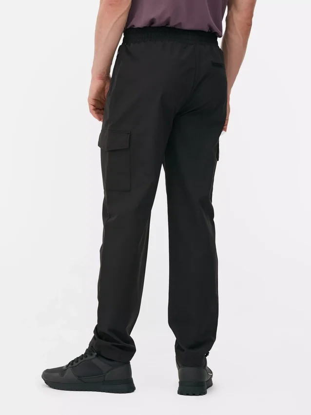 Gewebte Cargo-Jogginghose