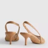 Gewebte Mesh-High Heels mit spitzer Zehenform
