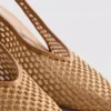 Gewebte Mesh-High Heels mit spitzer Zehenform