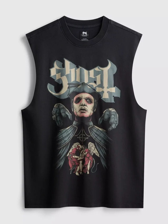 Ghost-T-Shirt mit kurzen Ärmeln
